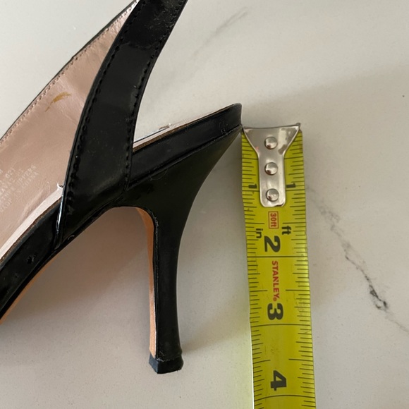 Isaac Misrahi Black leather heels, size 7 - Picture 4 of 7